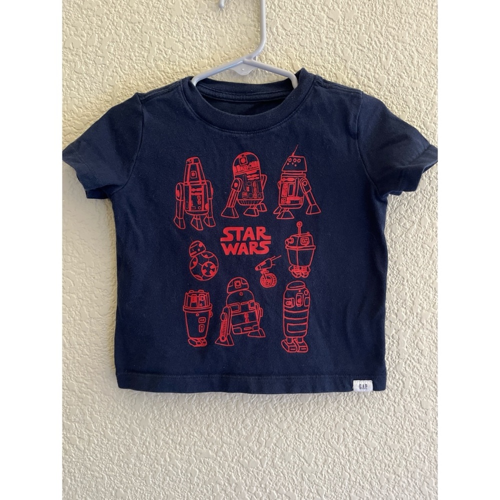 Babe Gap Star Wars Droid Shirt Size 18-24 Months